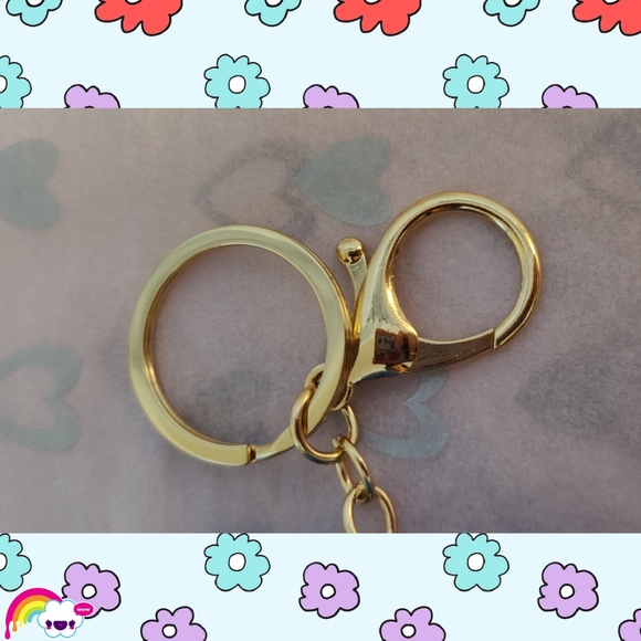 🌈Fluffy PomPom Colorful Owl Keychain - Picture 5 of 6